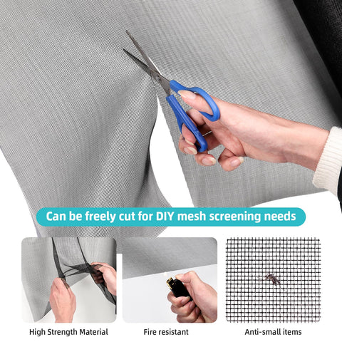 MTOUOCK window screen roll 36x100 convenient for DIY repairs