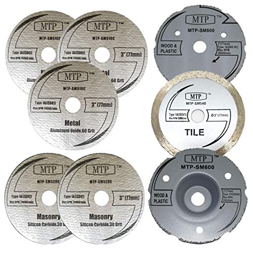 MTP 8-pack 3-inch cutting wheels set for versatile projects