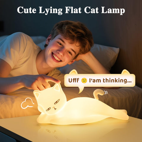 Mubarek night light with cordless operation and flexible color options.