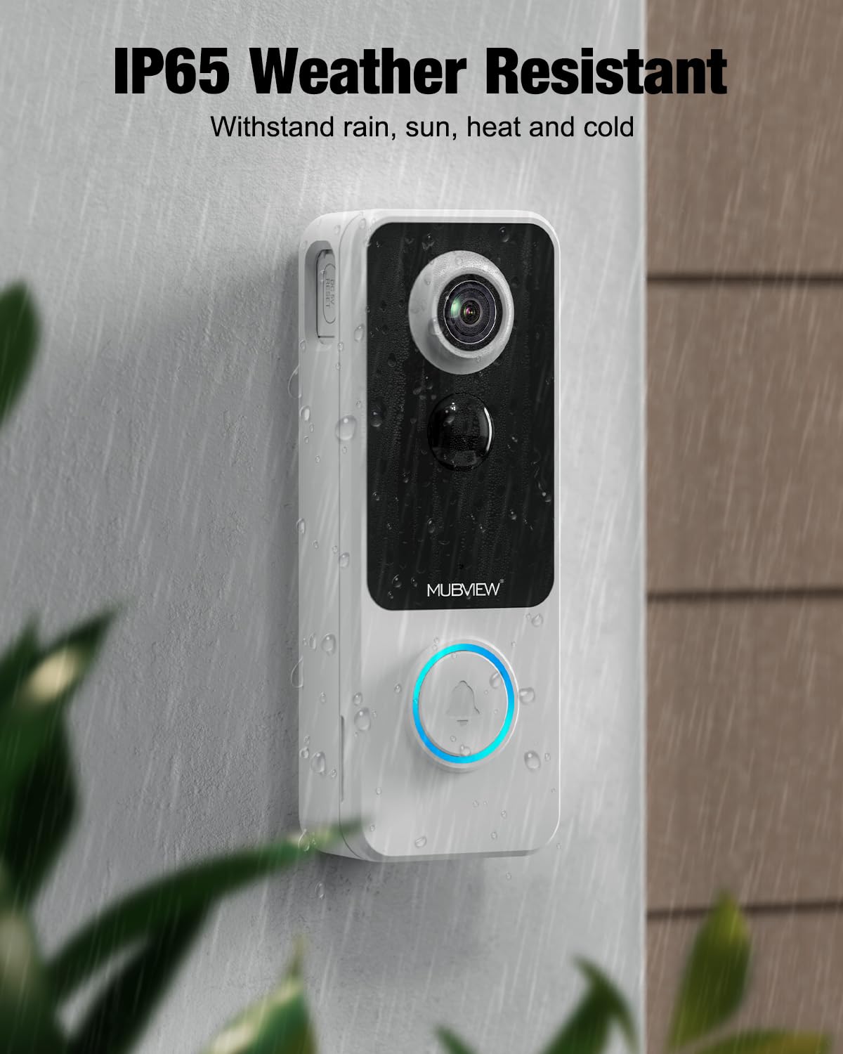 MUBVIEW IP65 weatherproof design for outdoor use