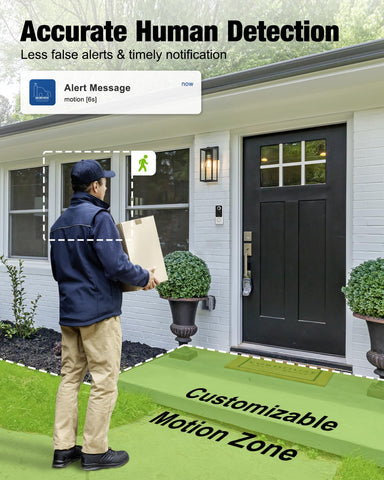 MUBVIEW two-way talk to greet visitors with clear audio