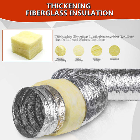 Muctamo outdoor use duct suitable for garages rooftops and basements.