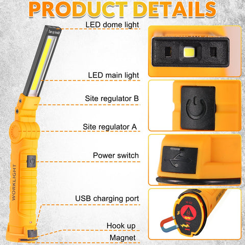 Mudder flashlight with five lighting modes for diverse indoor and outdoor tasks.