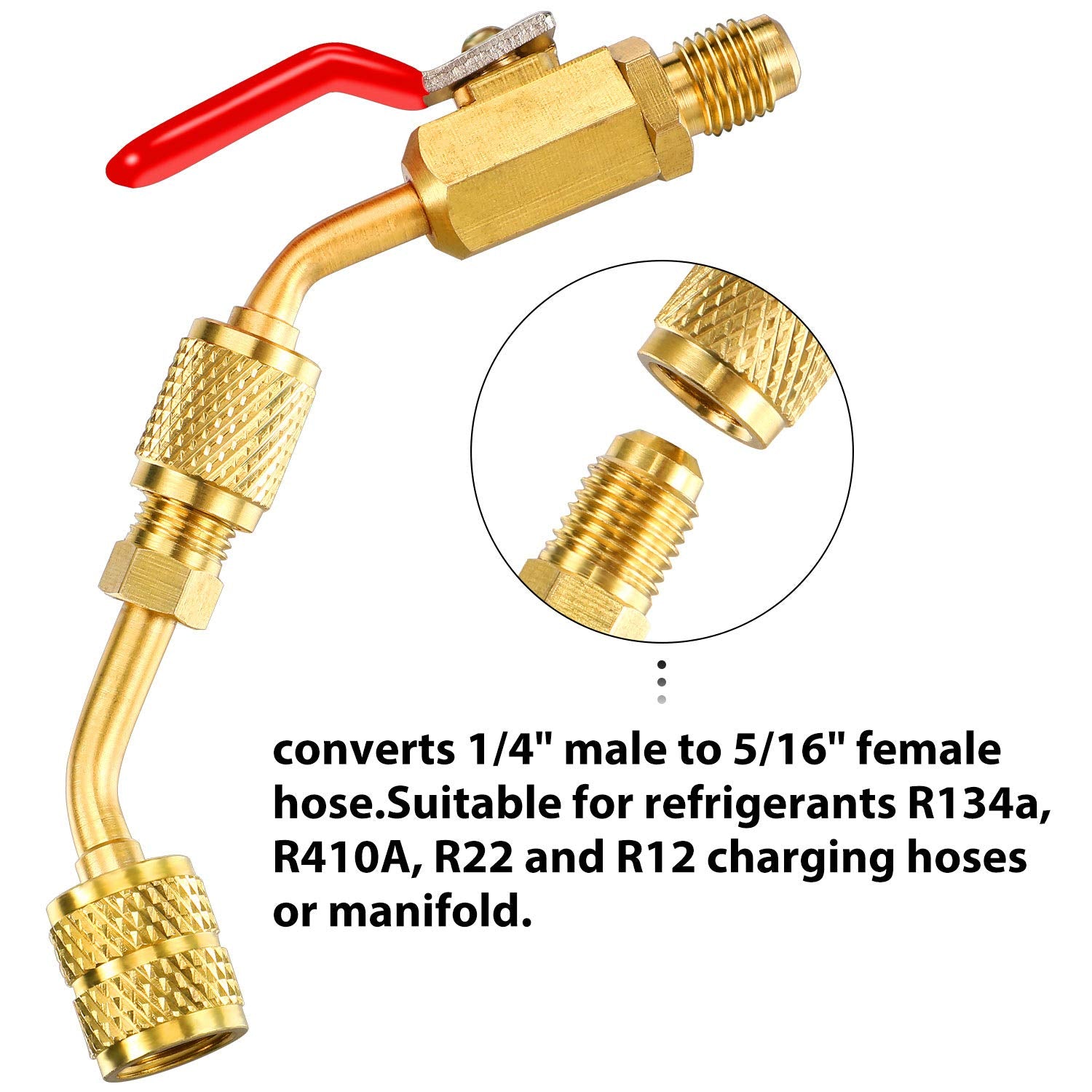 Mudder thimble equipped adapter helps prevent leakage during operation.