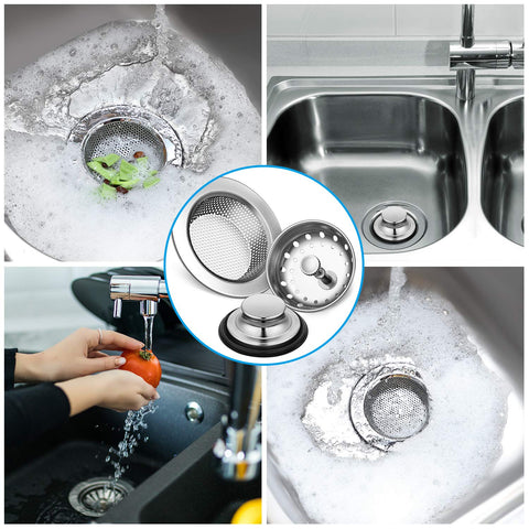 Mudder dishwasher-safe filter keeps kitchen tidy and clog-free.