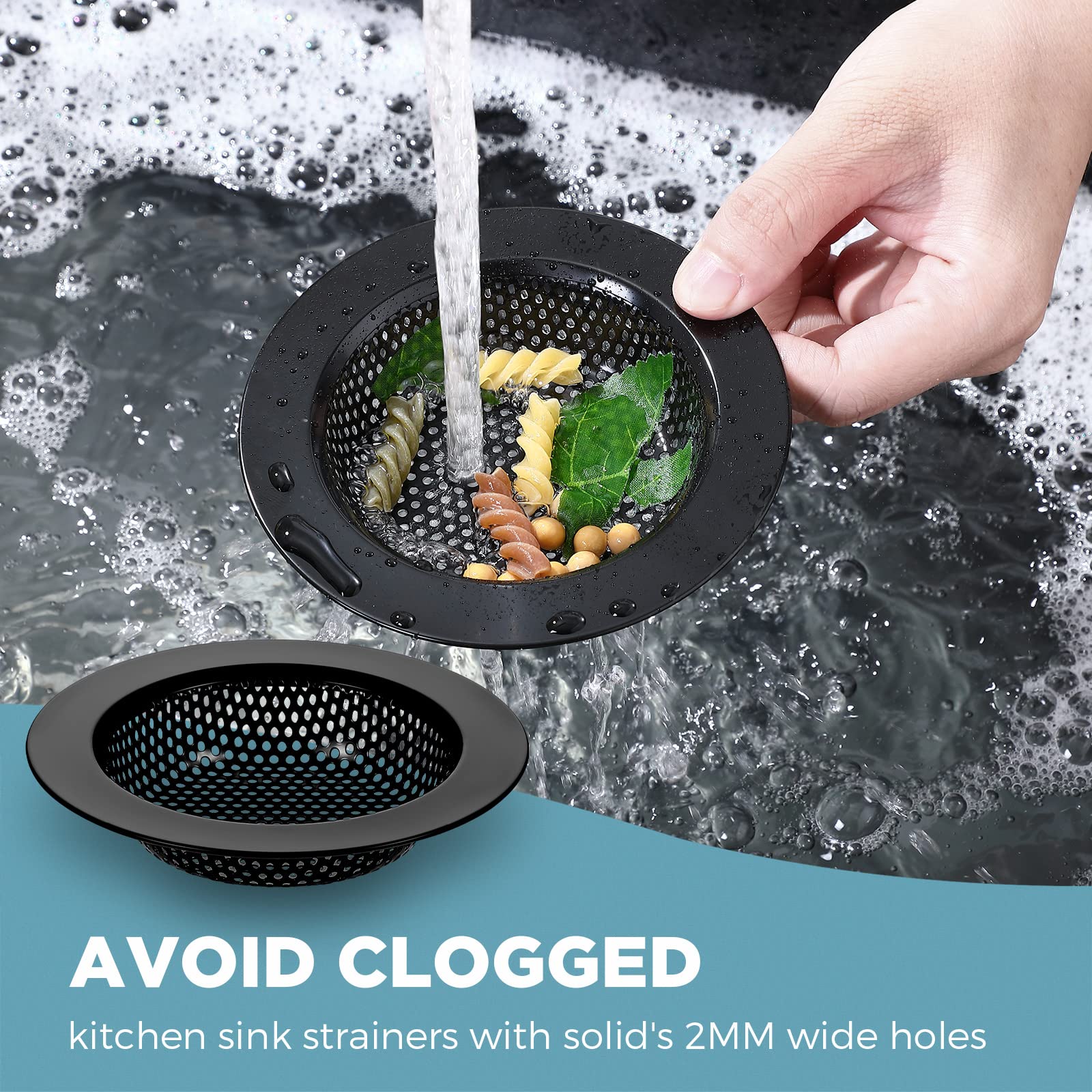 Mudder wrap-around edge protects fingers during installation and cleaning