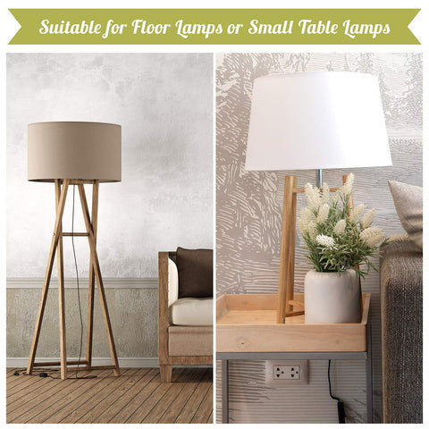 Mudder 3-way socket enables versatile lighting options for table lamps.