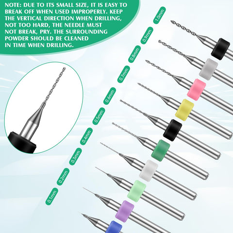 Mudder PCB mini drill bits enable accurate board drilling for electronics projects.