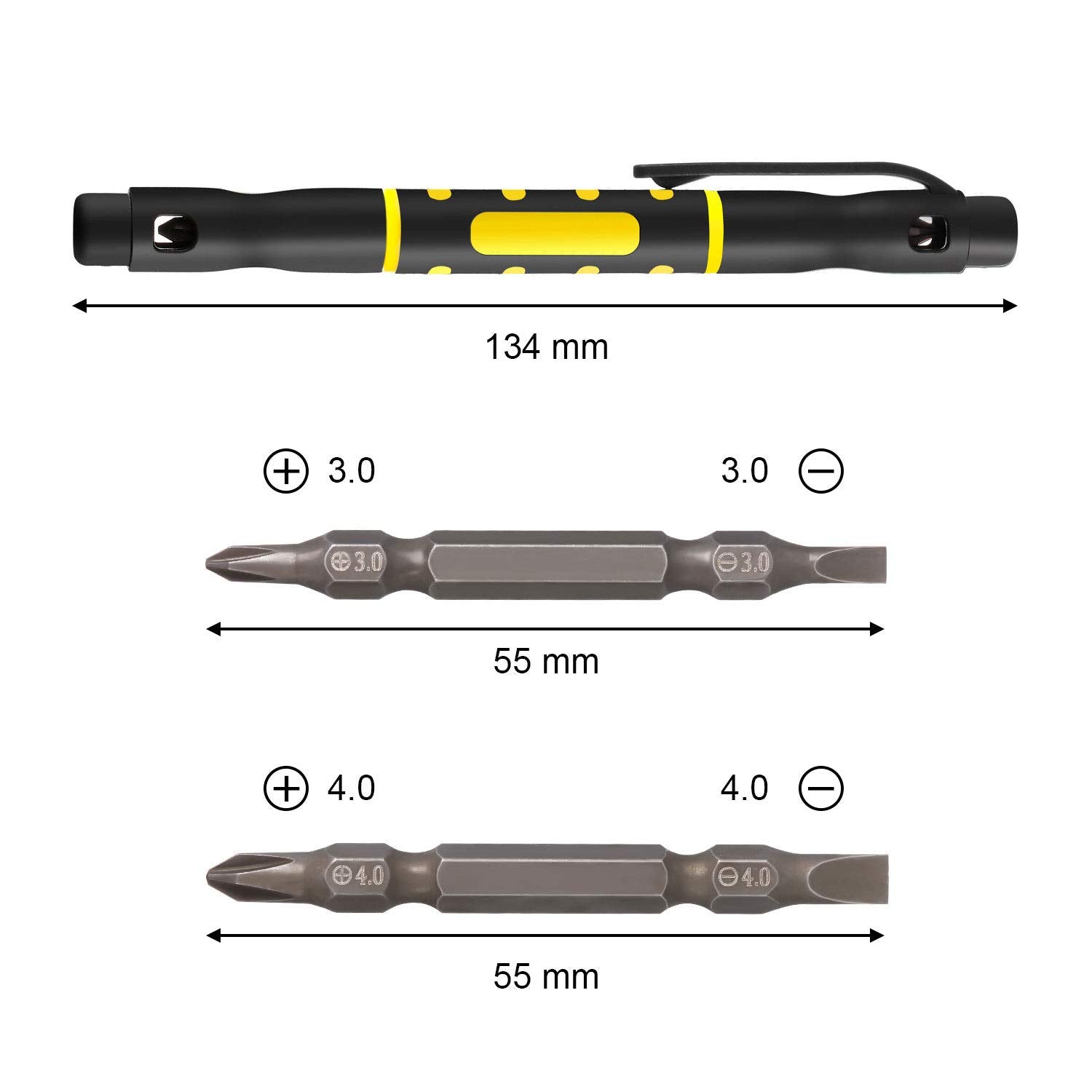 Mudder double-ended design demonstrates compact versatility for tight spaces.