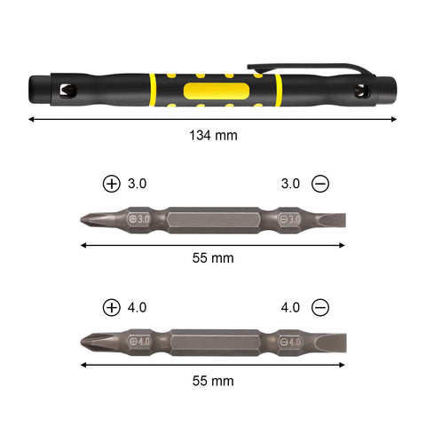 Mudder double-ended design demonstrates compact versatility for tight spaces.