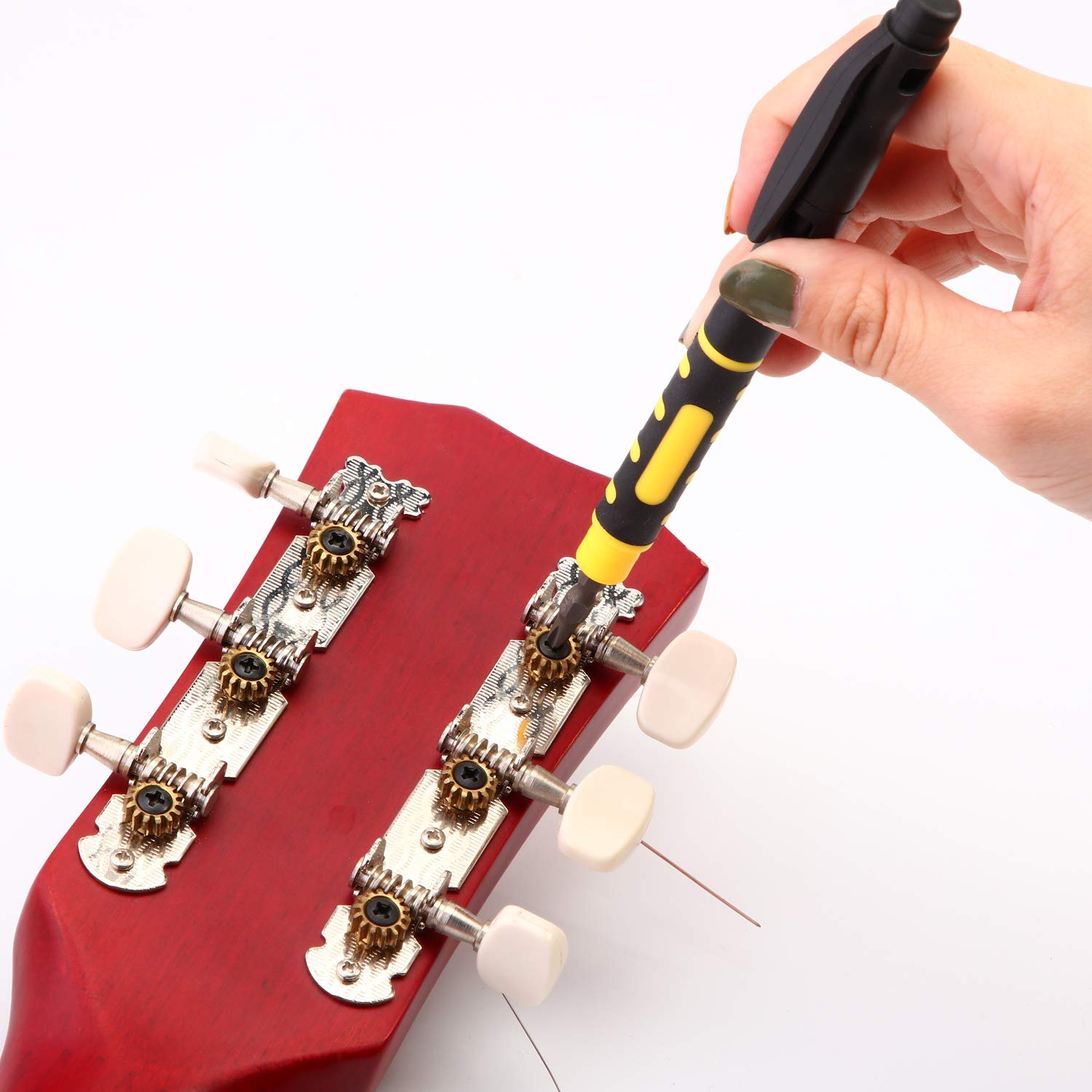 Mudder portable screwdriver fits in bag or pocket for on-the-go tasks.