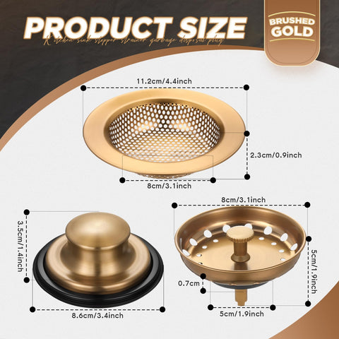 Mudder stopper for garbage disposal enables easy, controlled water flow.