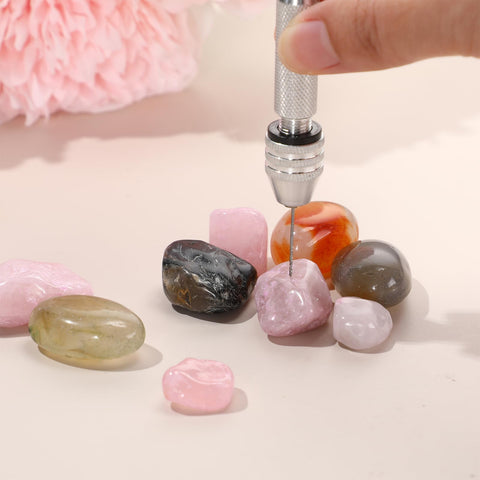 Mudder portable drill set fits toolbox or pocket for on-the-go crafting.
