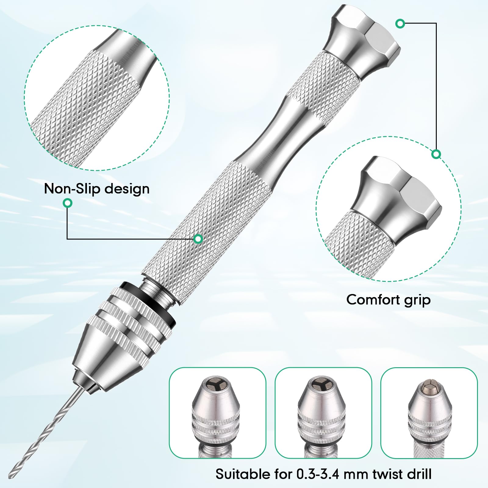 Mudder tungsten carbide mini drills offer durability for various materials.