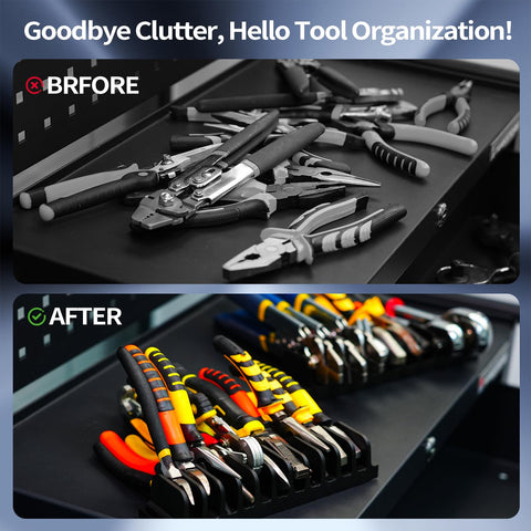 Mudygelay modular slot layout demonstrating flexible customization for growing tool collections