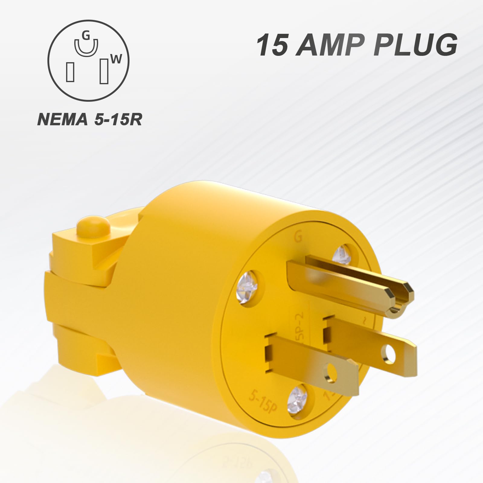 Muelnmey back clips adjustable for multiple wire sizes