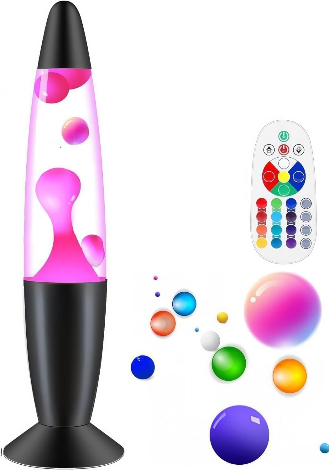 MUHI color-changing LED lamp with remote for easy ambiance control in any room.