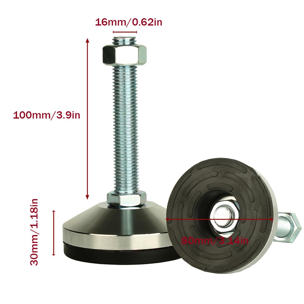 MUHOUZHINANG 2600 lb capacity supports heavy workbenches and machinery safely.