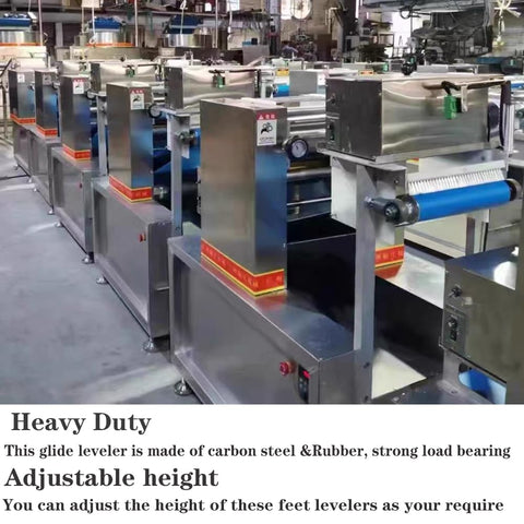MUHOUZHINANG anti-slip base pads reduce vibration on uneven surfaces.