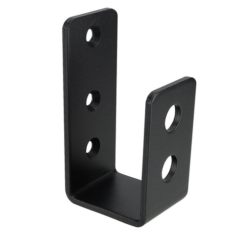 Bracket installed on a door showing added security and privacy with MUKLEI