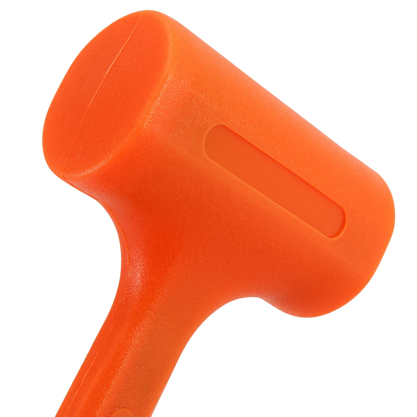 MUKLEI dead blow hammer head detail, integrally-formed design for safety.