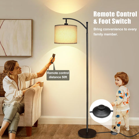 Mukuxin floor lamp is smart-plug ready for hands-off control.
