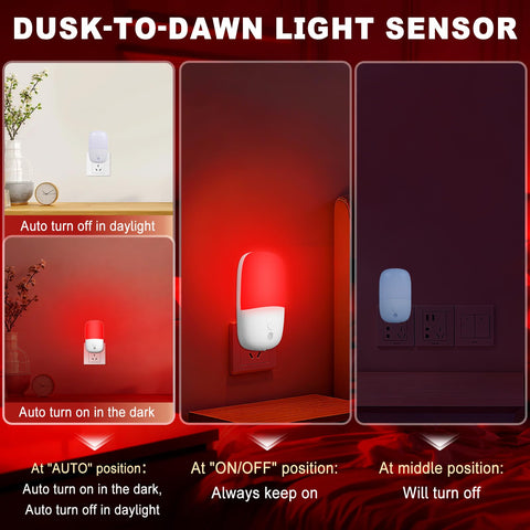 Mulikoya auto on/off night light uses ambient sensor to switch with light
