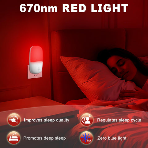 Mulikoya dimmable 2-pack night light offers customizable bedroom illumination