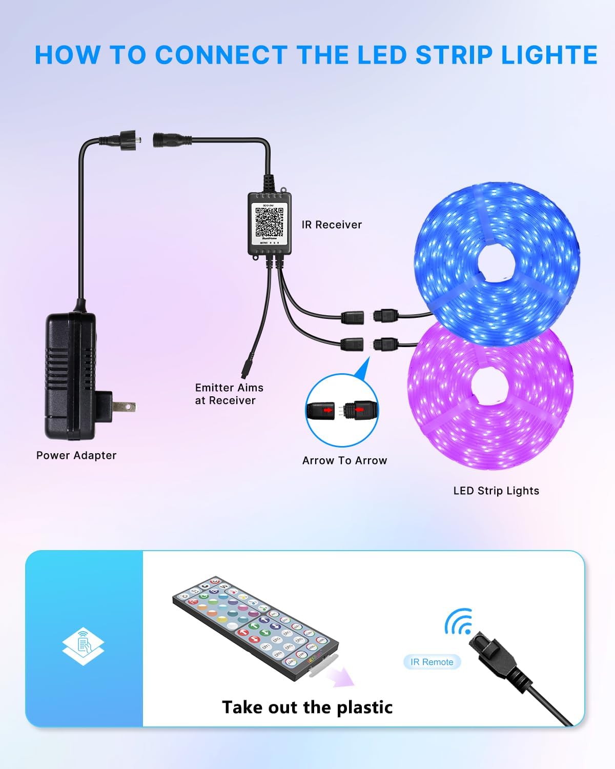 Mulivid offers 16 million colors for mood lighting from warm to cool.