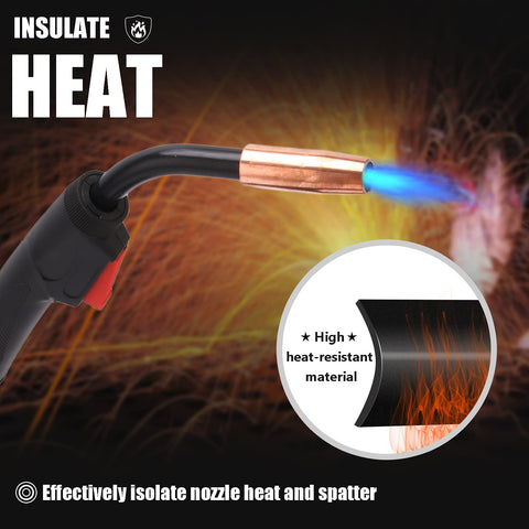 MULMART K530-6 compatible MIG gun supports SP-140T/180T and MIG-Pak series.