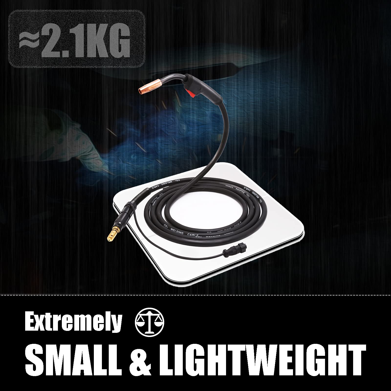 MULMART armored cable jacket withstands wear, extending cable life.