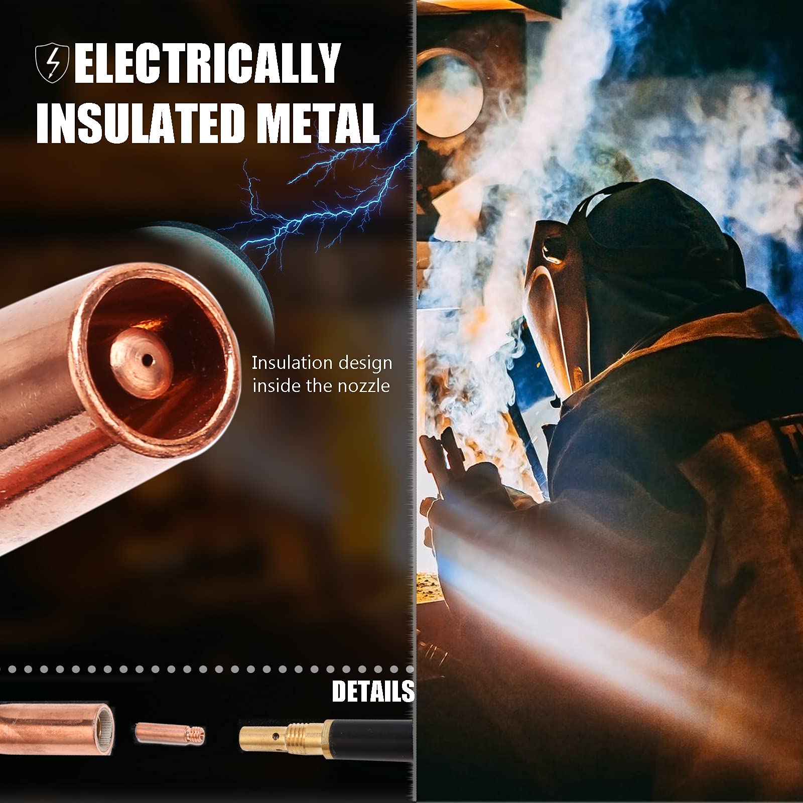 MULMART 15 ft gun features heat-resistant trigger for longer life under heavy use.