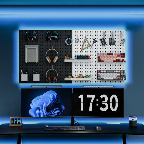 MULSAME pegboard installation frame simplifies mounting on various walls.