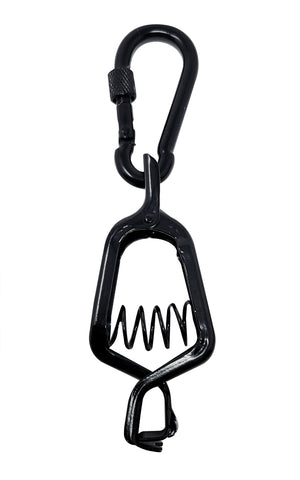 Multipurpose Webbing Inc glove clamp rail mount keeps gloves ready at hand.