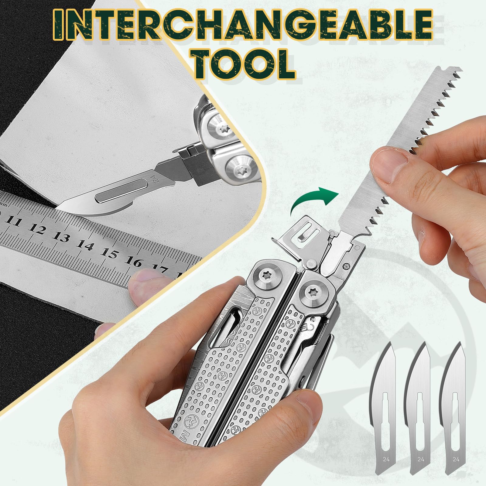 Multper MP2049 nylon sheath keeping tools organized and protected
