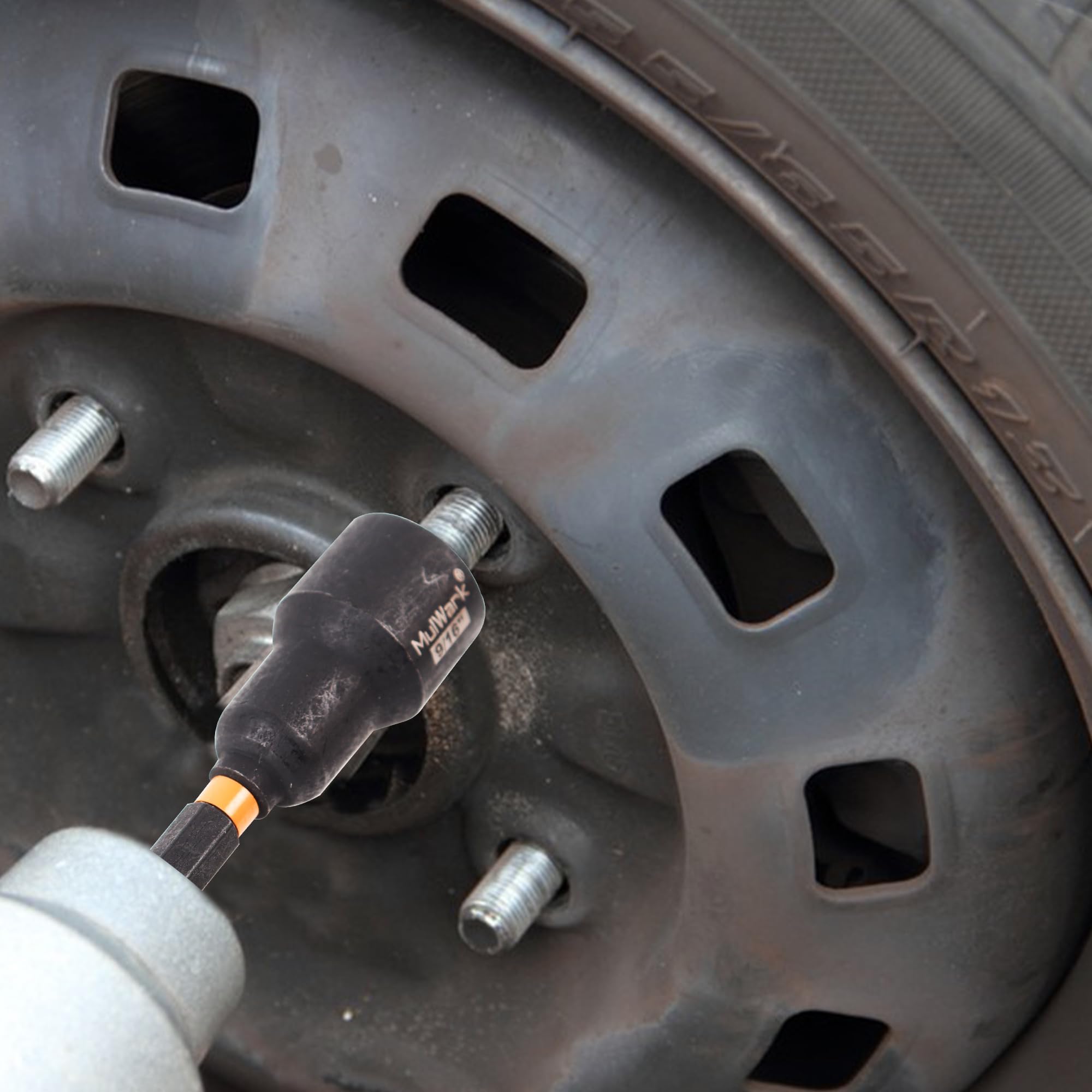 MulWark 1-4 inch hex shank in action with quick bit changes.