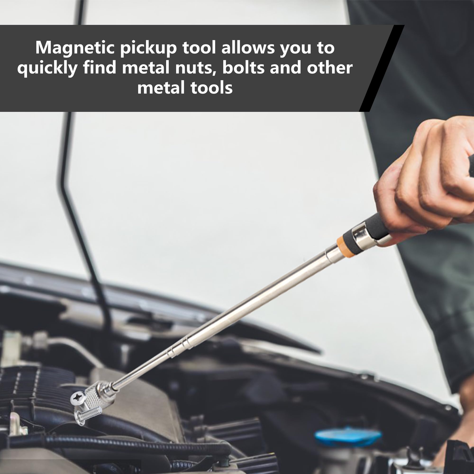 Mulwark pocket clip attachment for easy portable magnetic tool use.