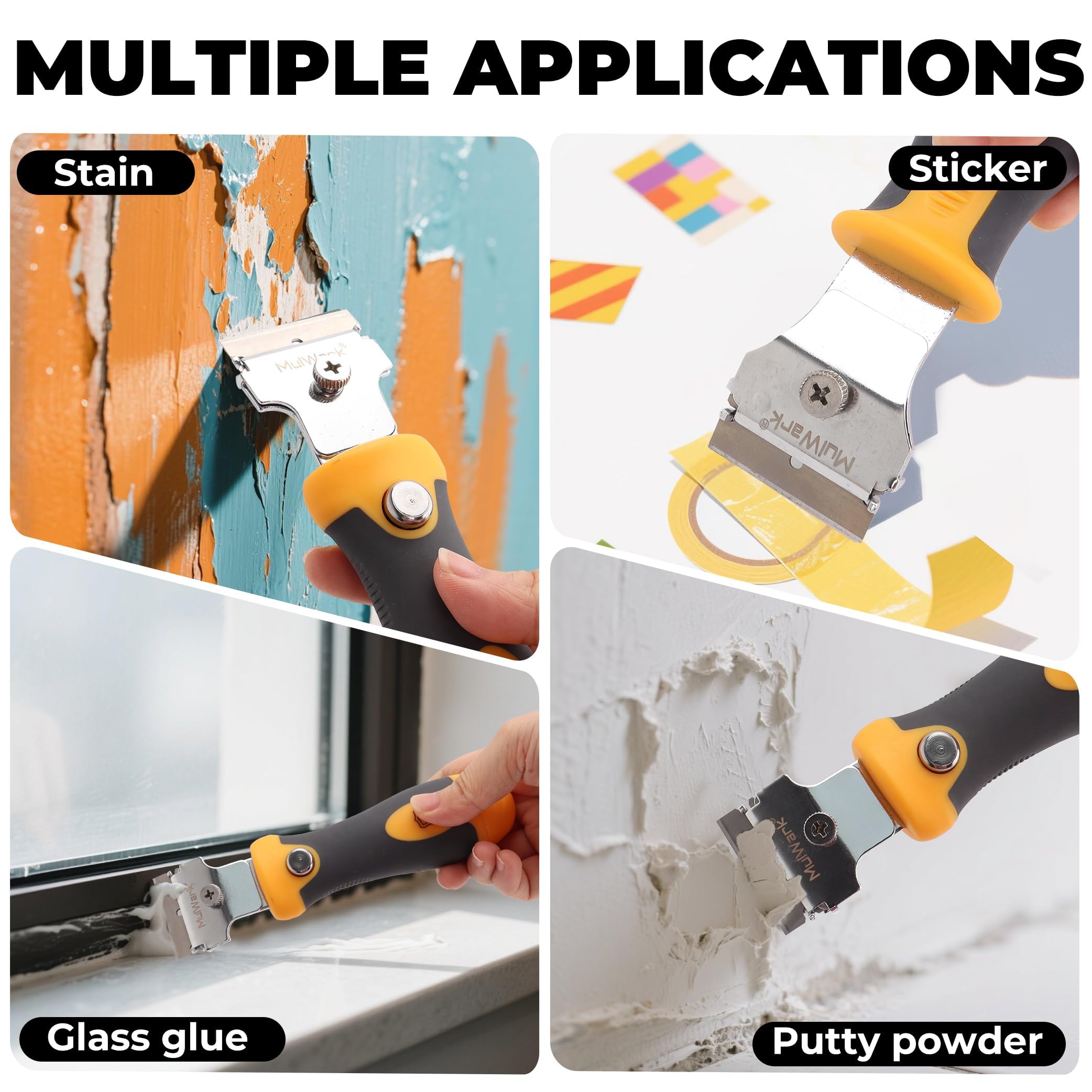 MulWark portable scraper tool convenient for windows and ovens