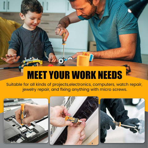 MulWark precision screwdrivers for delicate electronics and small hardware.
