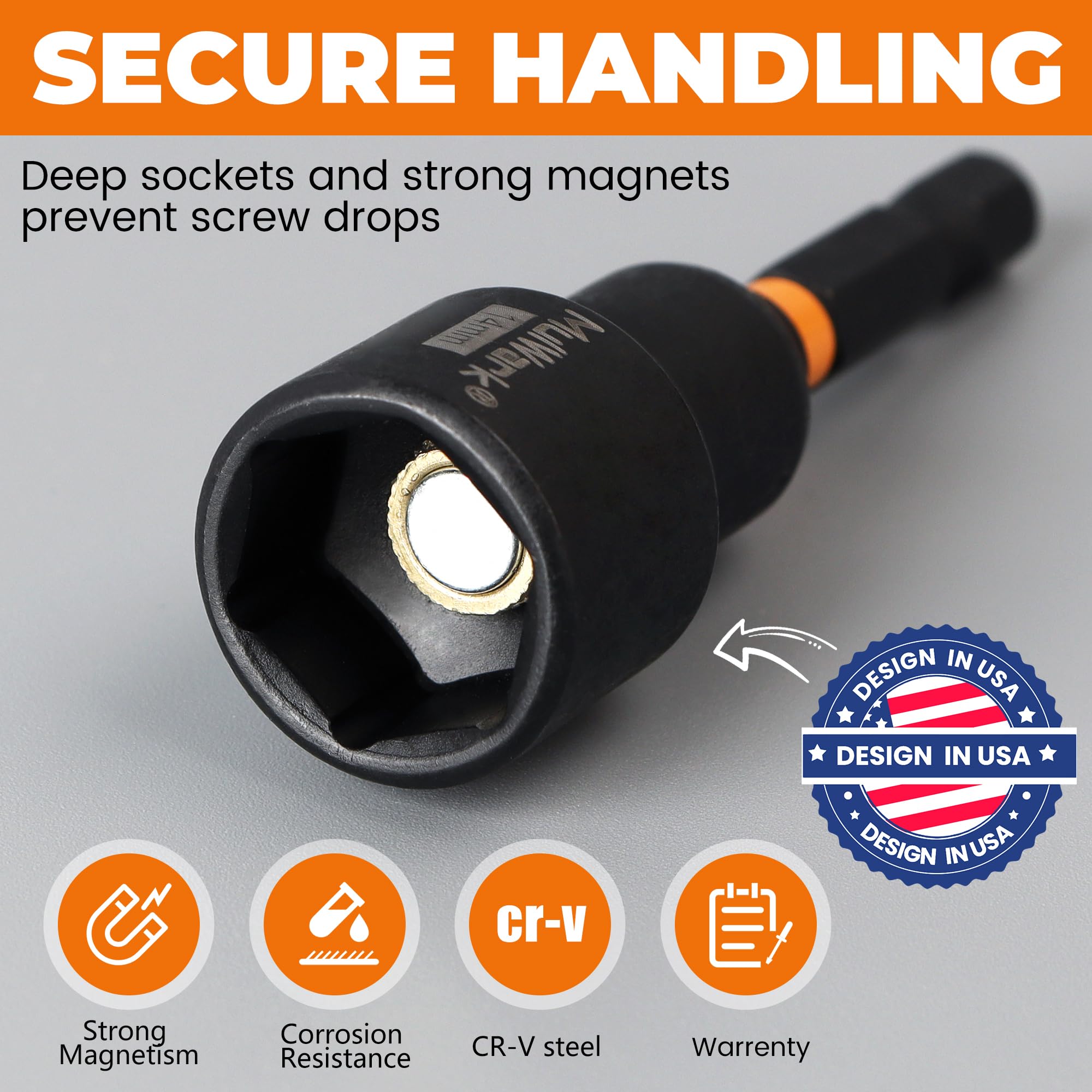 MulWark torx-bit-set with a variety of bits for secure fastenings.