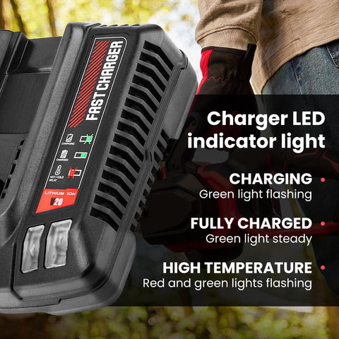 Munikind 2A fast charger for quick Craftsman V20 recharges