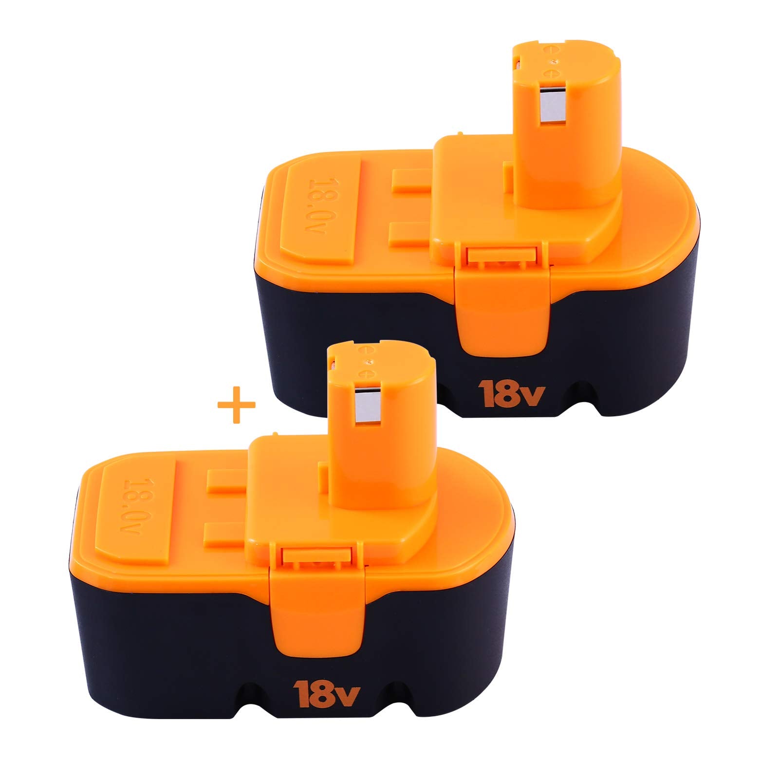 Munikind 3600mAh Ryobi 18V P100/P101 battery in use for extended runtime
