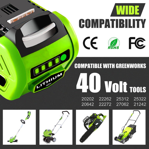 Munikind 40V battery in rugged case illustrates portability during outdoor tasks