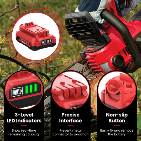 Munikind battery LED indicator helps monitor charging status