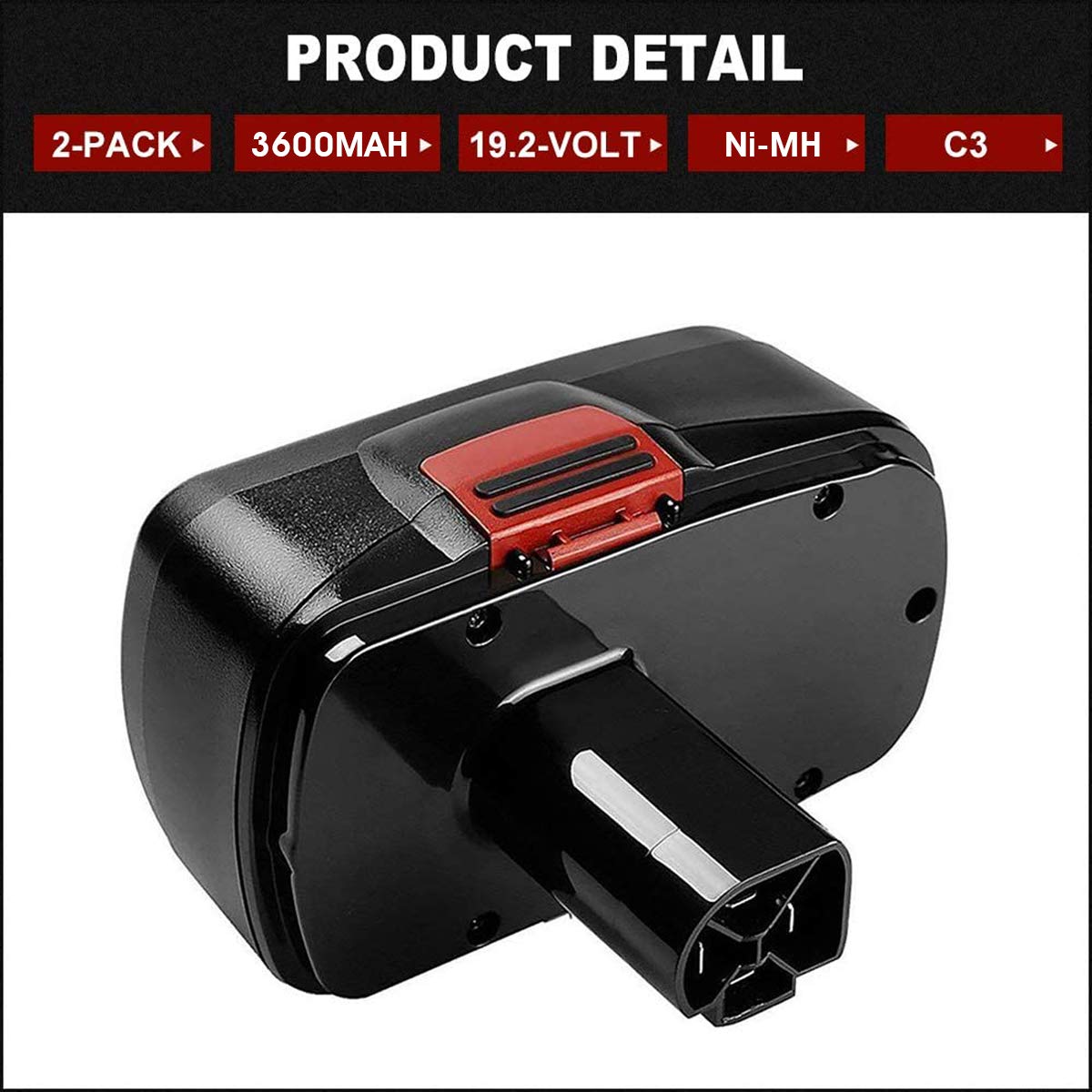Munikind Craftsman 19.2V DieHard C3 compatible battery for reliable power