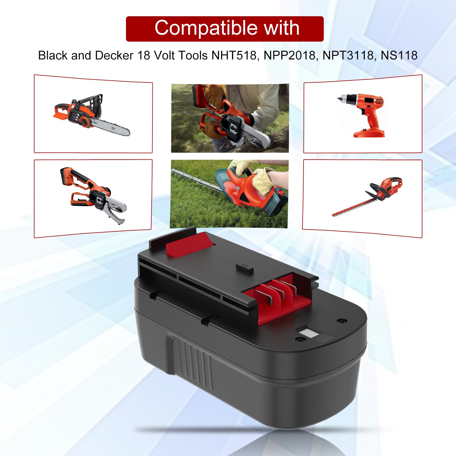 Munikind Firestorm 18V tool compatibility with the battery