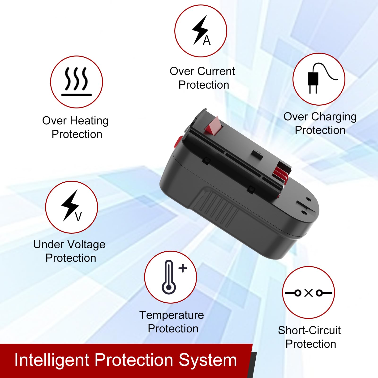 Munikind high-capacity battery assembly with sturdy build