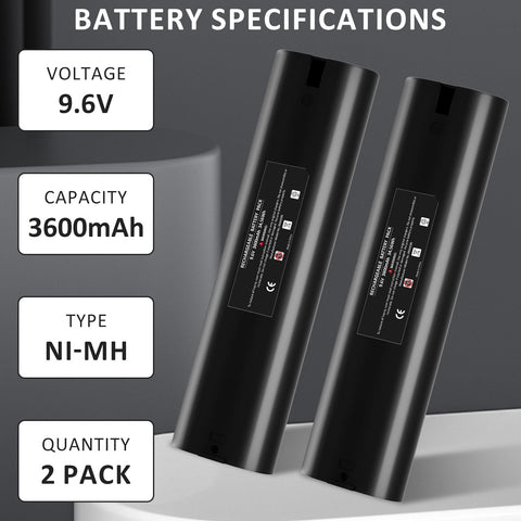 Munikind battery pack demonstrates Makita 9.6V compatibility for reliable operation.