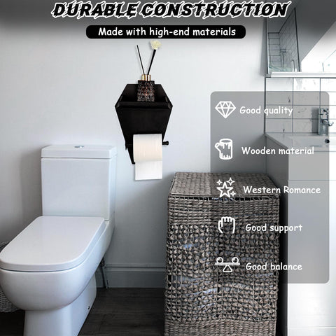 MUOUAKATE gothic bathroom decor coffin holder adds dramatic gothic style.