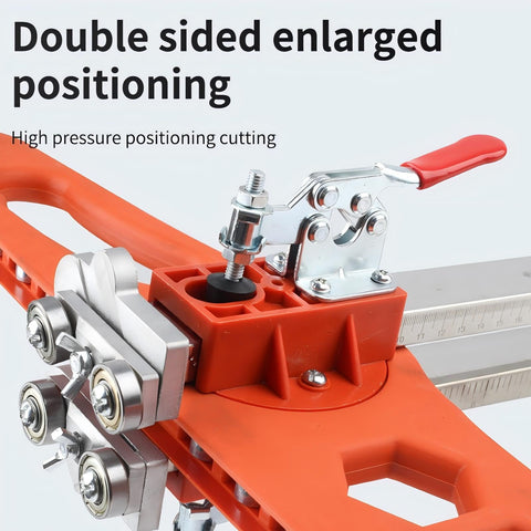 Muscovite cutter with dual scale indicators for precise measurements